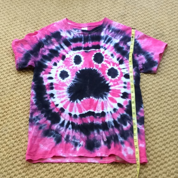 Gildan Custom Black and Hot Pink Tie Dye - Medium - Picture 4 of 6